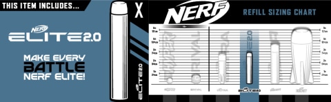 Nerf Fortnite 6-SH Blaster-Camo Pulse Wrap, Hammer Action Priming, Drum, 6  Elite Darts
