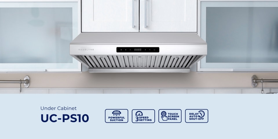 IKTCH 30 Inch Under Cabinet Range Hood with 900-CFM, 4 Speed Gesture  Sensing&Touch Control Panel, Stainless Steel Kitchen Vent with 2 Pcs Baffle  Filters,C01-30-BSS 