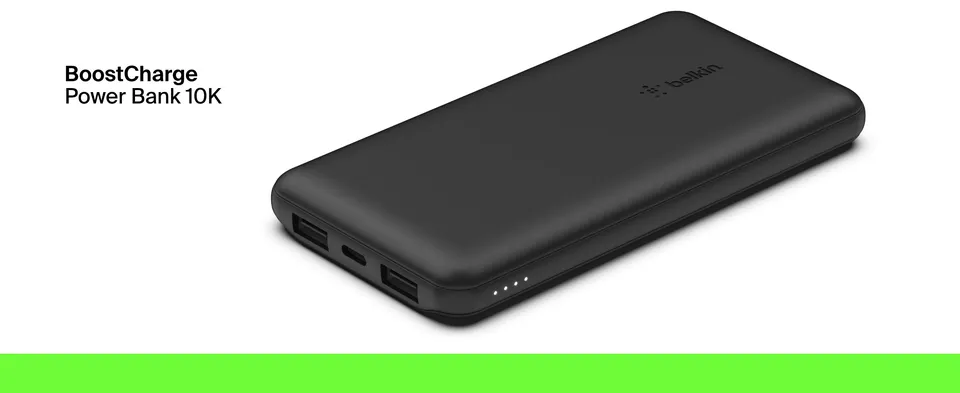 Belkin BPB011BTBK BoostCharge USB-C Portable Power Bank 10000mAh
