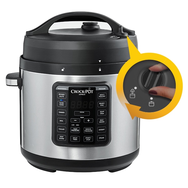 100467 CrockPot Express Easy Release 6 Quart Slow, Pressure, Multi