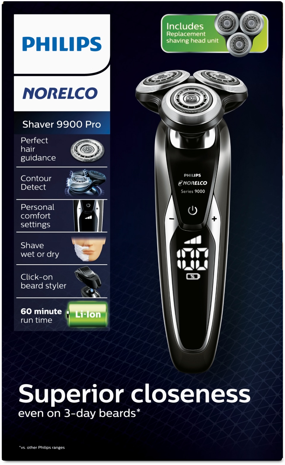 norelco 9900 pro shaver