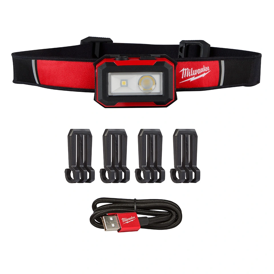 White Cap | Milwaukee Rechargeable Magnetic Headlamp And Task Light