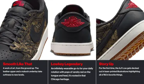 Jordan AJ 1 Retro Low OG LS - Men's | Foot Locker