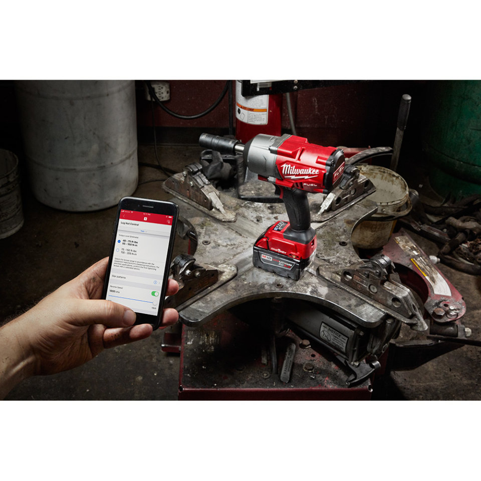 Milwaukee Tool 2769-20 M18 Fuel 1/2 in. Extended Anvil Controlled Torque Impact Wrench with One-Key
