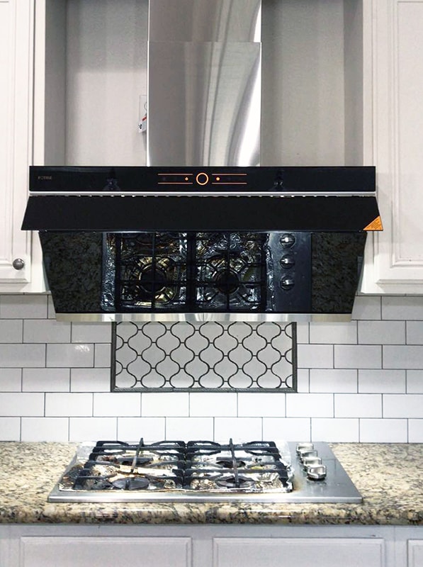 Fotile Slant Vent 850 Cfm With 2 Led Lights And Touchscreen 36 In Ducted Onyx Black Tempered Glass Undercabinet Range Hood The Hoods Department At Com Fotile Slant Vent 850 Cfm With 2 Led, Fotile Jqg9001 36 Range Hood Under Cabinet