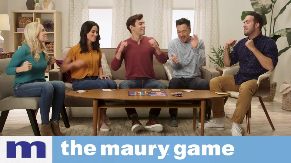 thumbnail video image 2 of The Maury Game: You Are Not the Father, Funny Adult Party Game with Game Board and Cards for 18 Year Olds and Up, 2 of 7