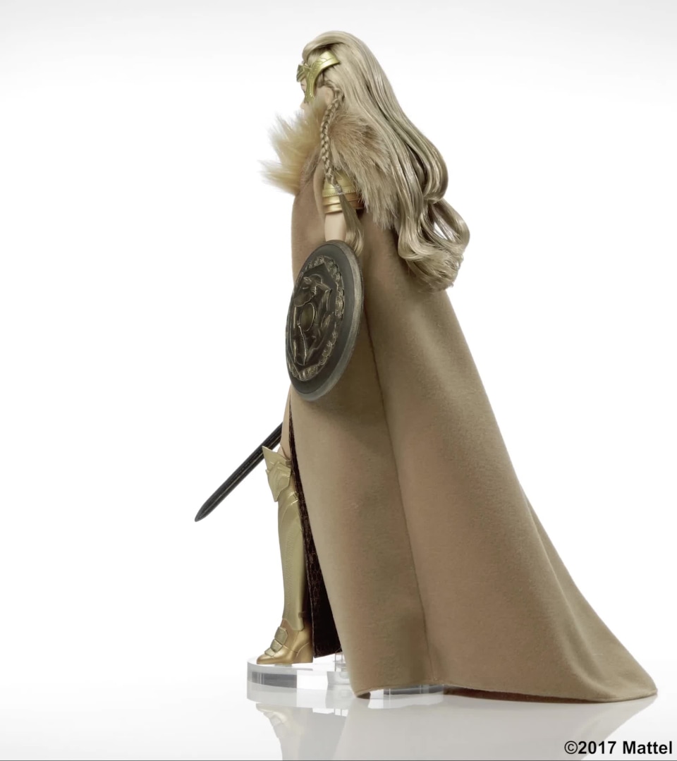 thumbnail video image 2 of Barbie W Onder W Oman Queen Hippolyta Doll, 2 of 6