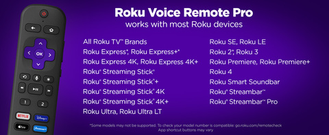 Roku® Voice Remote Pro - RCS01R