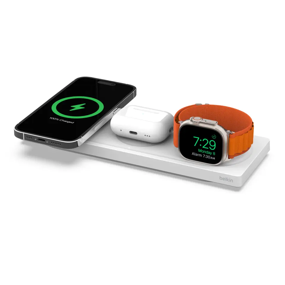 Belkin MagSafe 3 in 1 Wireless Charging Pad Fast Wireless Charging