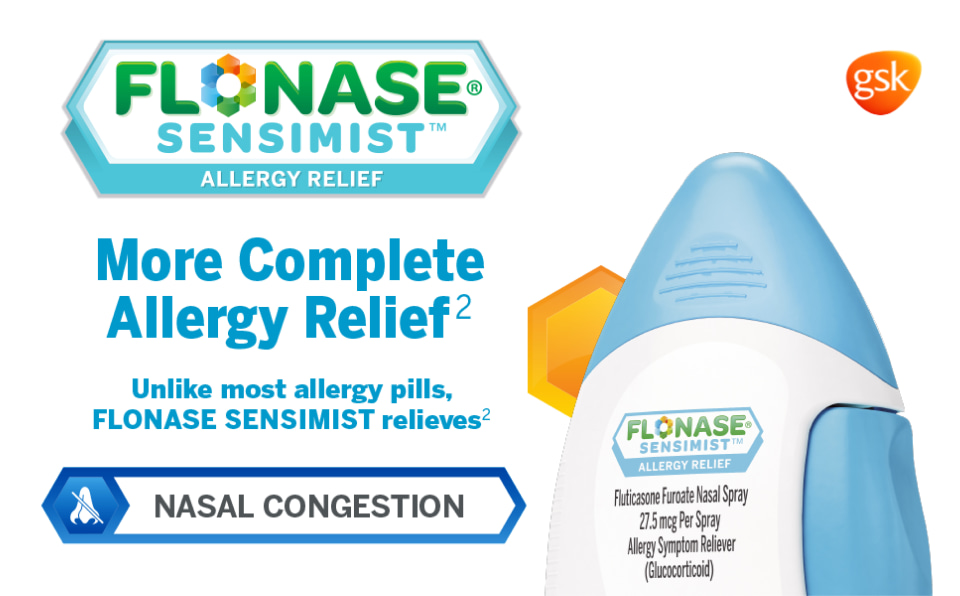 Flonase Sensimist Allergy Relief Nasal Spray 3 Bottles, 120 Sprays ea Homesmartcamera