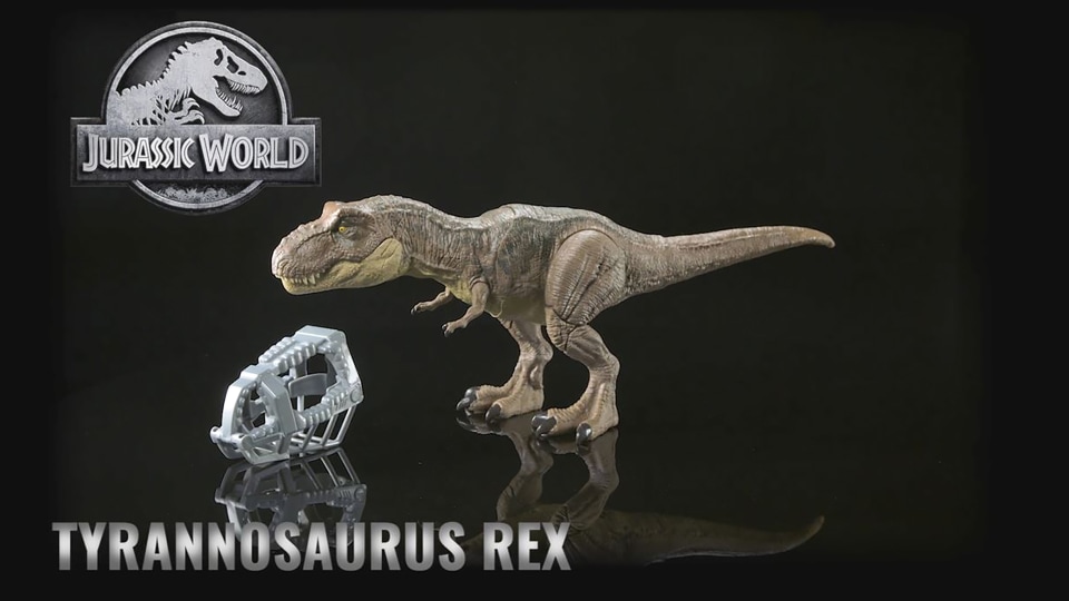 Jurassic World Stomp ‘N Escape Tyrannosaurus Rex Dinosaur Figure Collectable Toy 