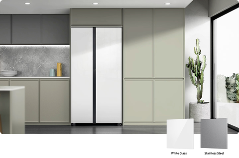 Samsung Bespoke Side-by-Side Refrigerator (28 cu. ft.) with