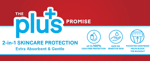 Huggies Little Snugglers Plus newborn diapers help protect your baby&#39;s skin