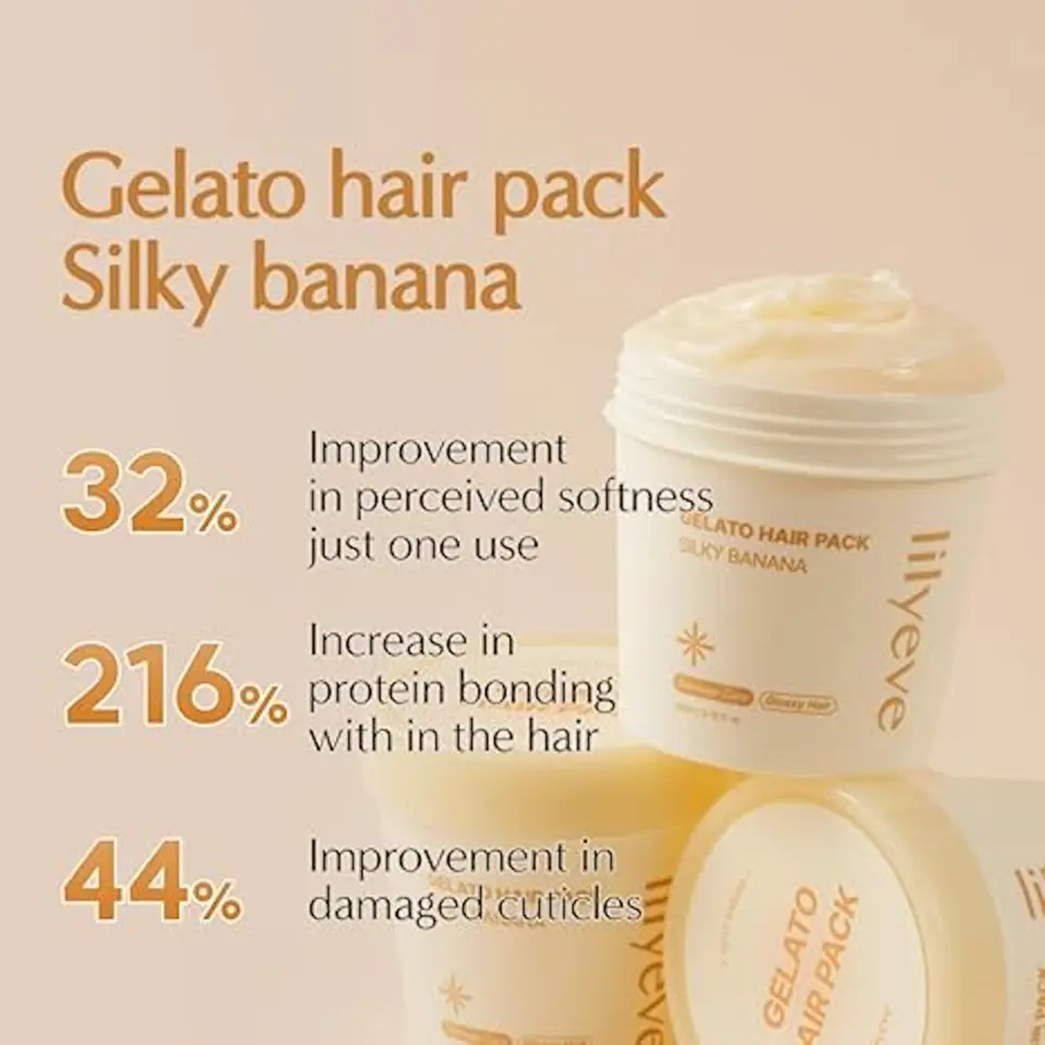 Repair:Turn Gelato Hair Pack Silky Banana