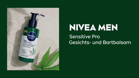 NIVEA MEN Sensitive Pro Feuchtigkeitscreme – 75 Ml, Mit Hanfsamenöl & Vitamin E, Vegan, 24h Pflege, 2er Pack