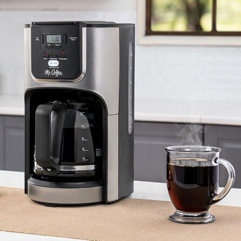 Mr. Coffee 12 Cup Programmable Coffee Maker with Rapid Brew in