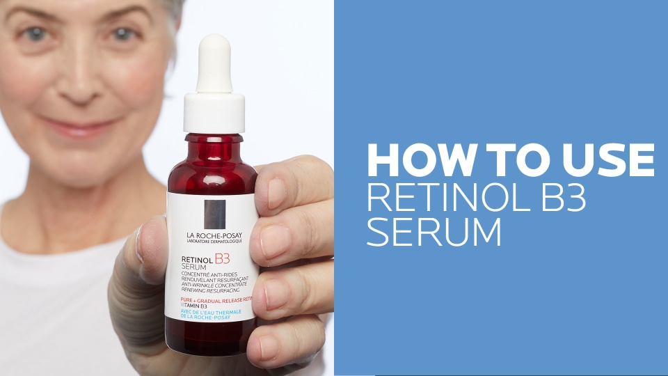 thumbnail video image 2 of La Roche-Posay Pure Retinol Face Serum with Vitamin B3, 1.0 fl oz, 2 of 12