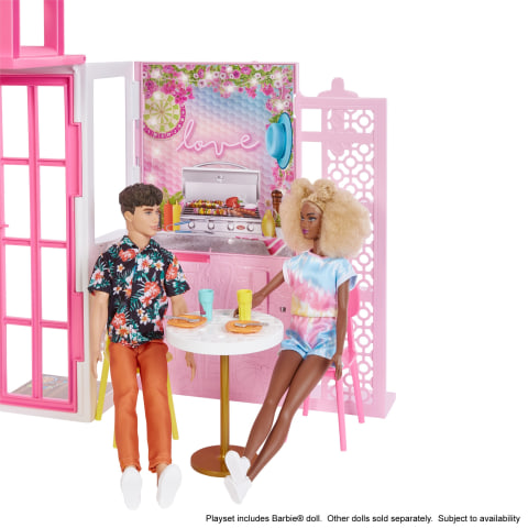 Het is goedkoop Refrein Beeldhouwer Barbie Vacation House Doll and Playset | Mattel