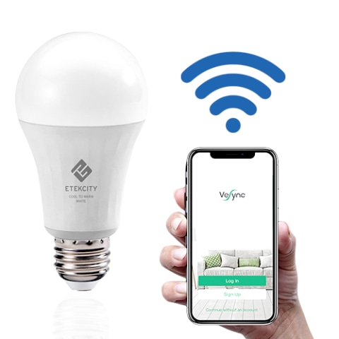 Etekcity Smart LED Cool-to-Warm White Light Bulb 
