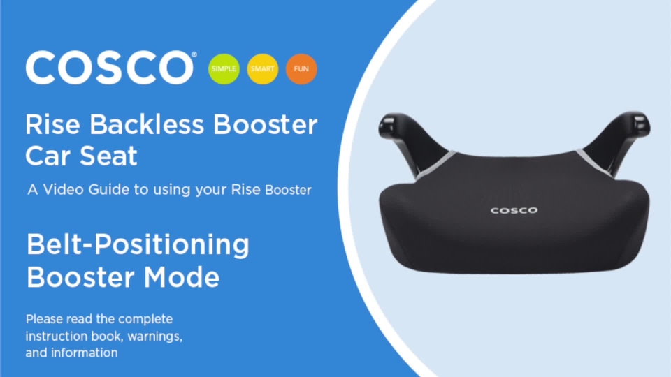 Cosco Rise Backless Booster Car Seat, Black Onyx - image 2 of 15