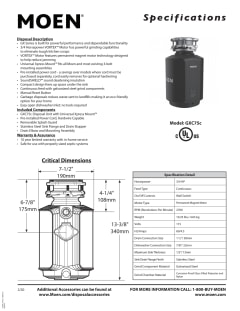 View Specification Sheet PDF