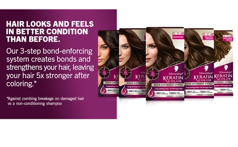 Schwarzkopf Keratin Haarfarbe – Cappuccino 4.0, 60 Ml, Für Natürliche, Pflegende Coloration