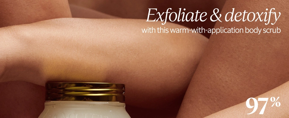 Exfoliate &amp; detoxify with this warm with application body scrub.