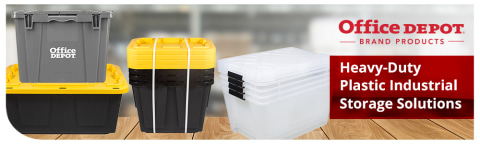 Greenmade 27-Gallon Storage Tote w/ Lid Only $8.99 at Office Depot