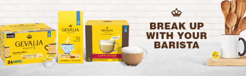 Gevalia Pumpkin Spice Latte Espresso KCup 6 Pods & Latte Froth