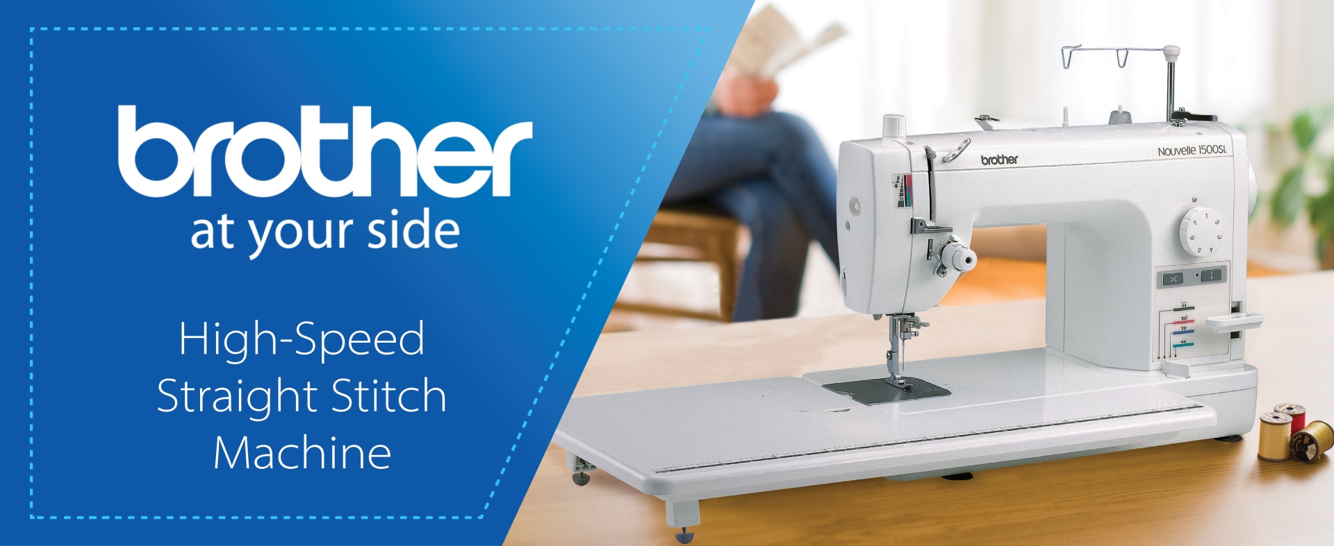 Brother PQ1500SL Highspeed Straight Stitch Sewing 012502641551