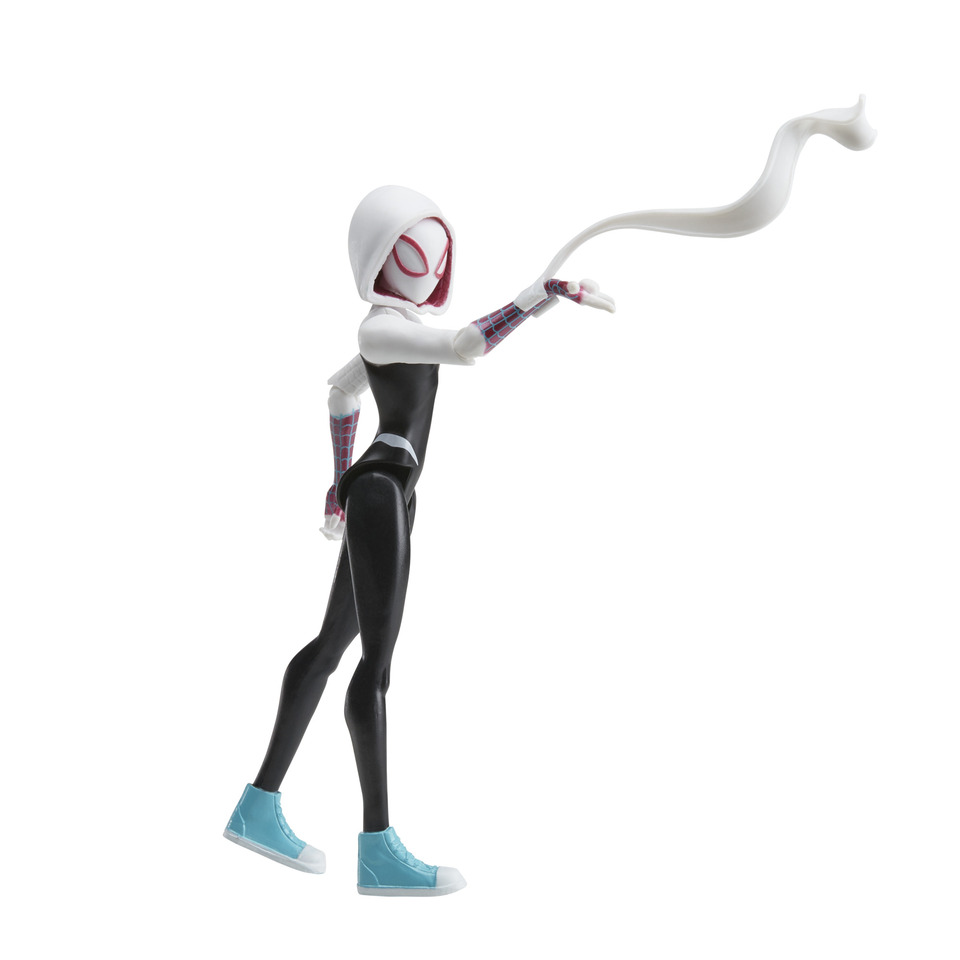 thumbnail video image 2 of Marvel Spider-Man: Across the Spider-Verse Spider-Gwen Action Figure with Accessory, 2 of 9