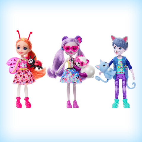 Achat Mattel - réf : HLK84 - Enchantimals - Coffrets Meilleurs Amis Des  Bébés, Petite poupée, Figurine amie, 3 bébés animaux et accessoires en gros