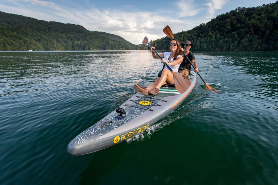 Foodrunner Canada Body Glove Tandem 4.57 m (15 ft.) 2person Inflatable Stand Up Paddle Board