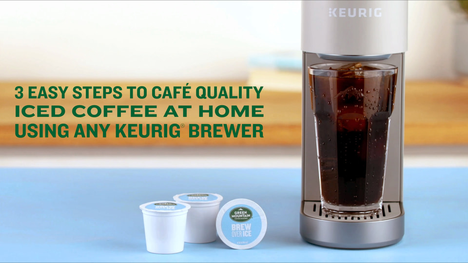 Green Mountain Coffee Roasters Brew Over Ice Classic Black, Single Serve Keurig KCup Pods