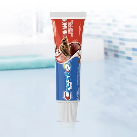 Crest Plus Complete Whitening Fluoride Toothpaste Cinnamon Rush