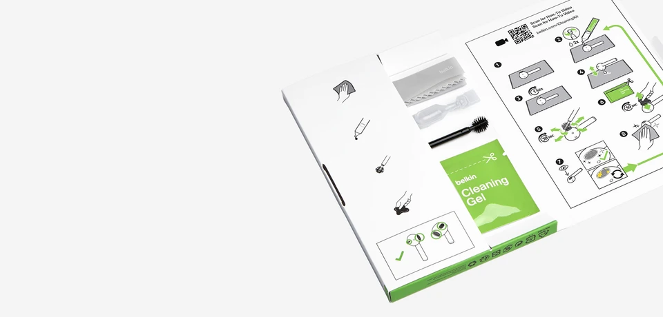 AirPods Pro と2 Belkin Cleaning Ket付き Amazon.com: Belkin AirPods Cleaning Kit for One-Time Use