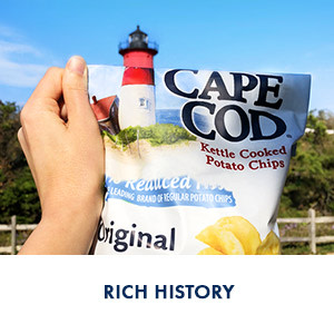 Cape Cod Potato Chips, Original Kettle Cooked Chips, Snack Bags 16 