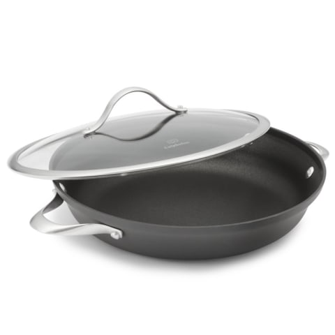 Calphalon CLOSEOUT! Contemporary Stainless Steel 10 Covered Everyday Pan -  Macy's