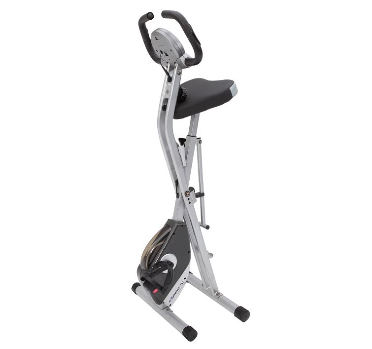 Exerpeutic folding magnetic upright exercise bike with pulse assembly sale