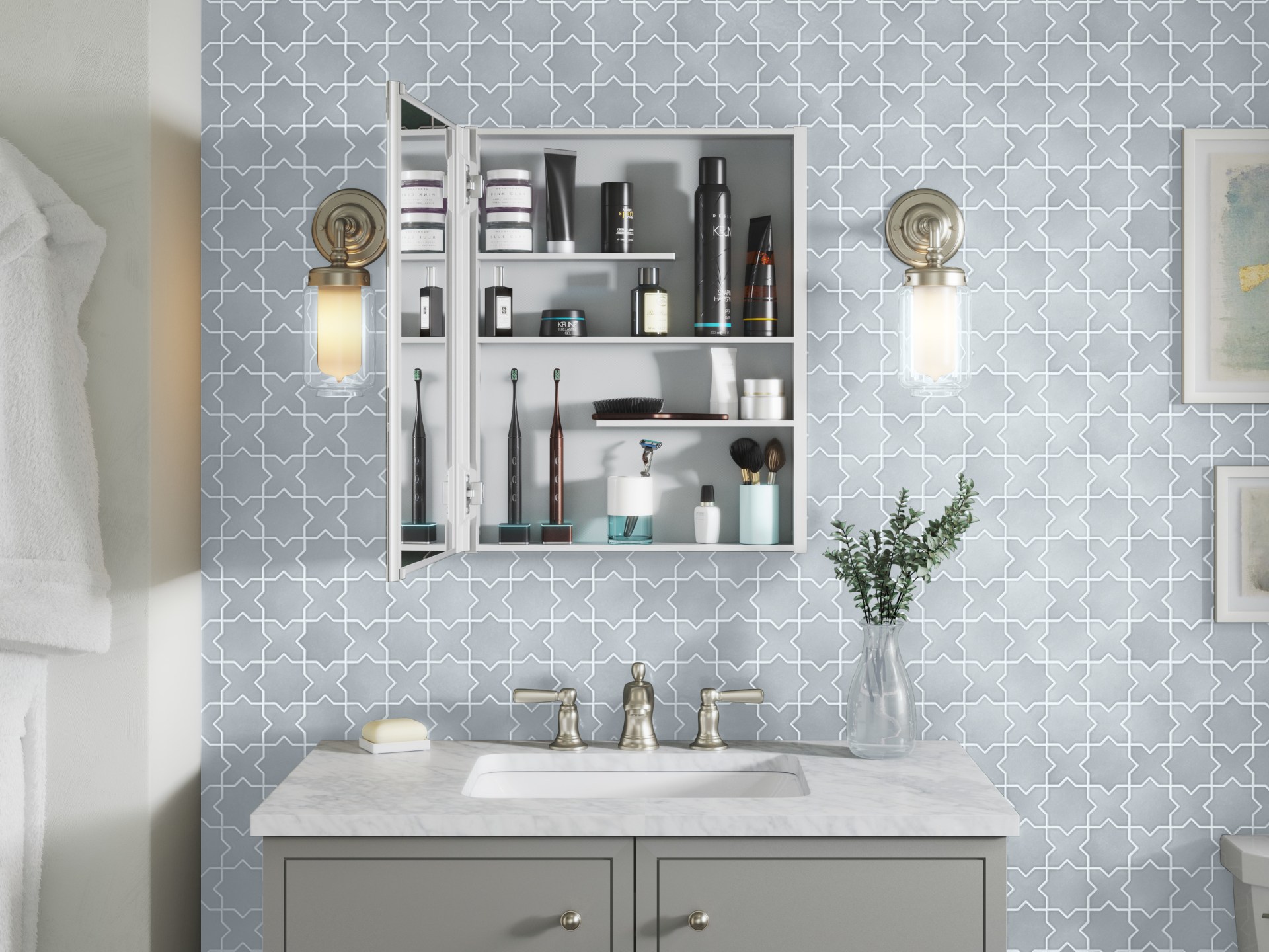 Kohler Medicine Cabinet Costco, Medicine Cabinet Mirrors For Bathrooms