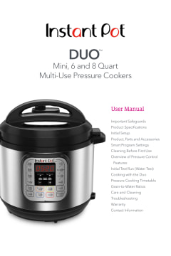 Instant Pot Duo Crisp Pressure Cooker 11 in 1, 6-Qt with Air Fryer