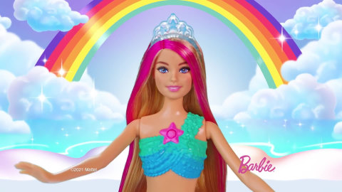 Barbie Magic Rainbow Queen Barbie Barbie Mermaid Doll With Water