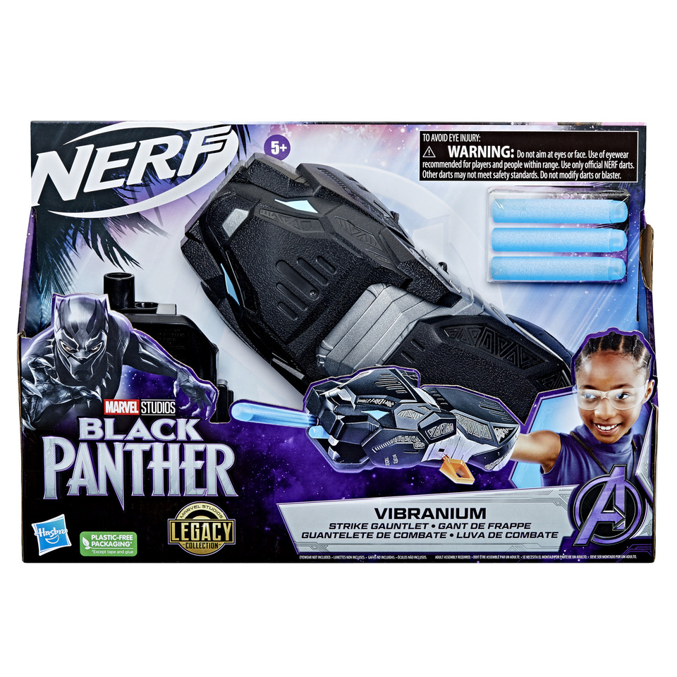Marvel Panther Marvel Studios Legacy NERF Vibranium Strike Gauntlet - Walmart.com