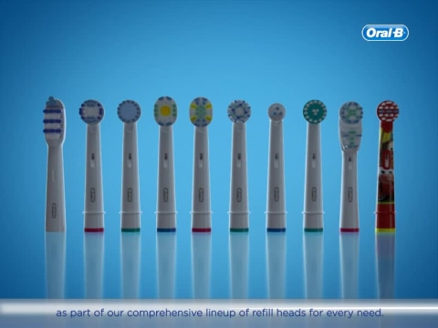 thumbnail video image 3 of Oral-B Toothbrush Heads, Precision Clean Electric Toothbrush Replacement Head, White, 4 Count, 3 of 12