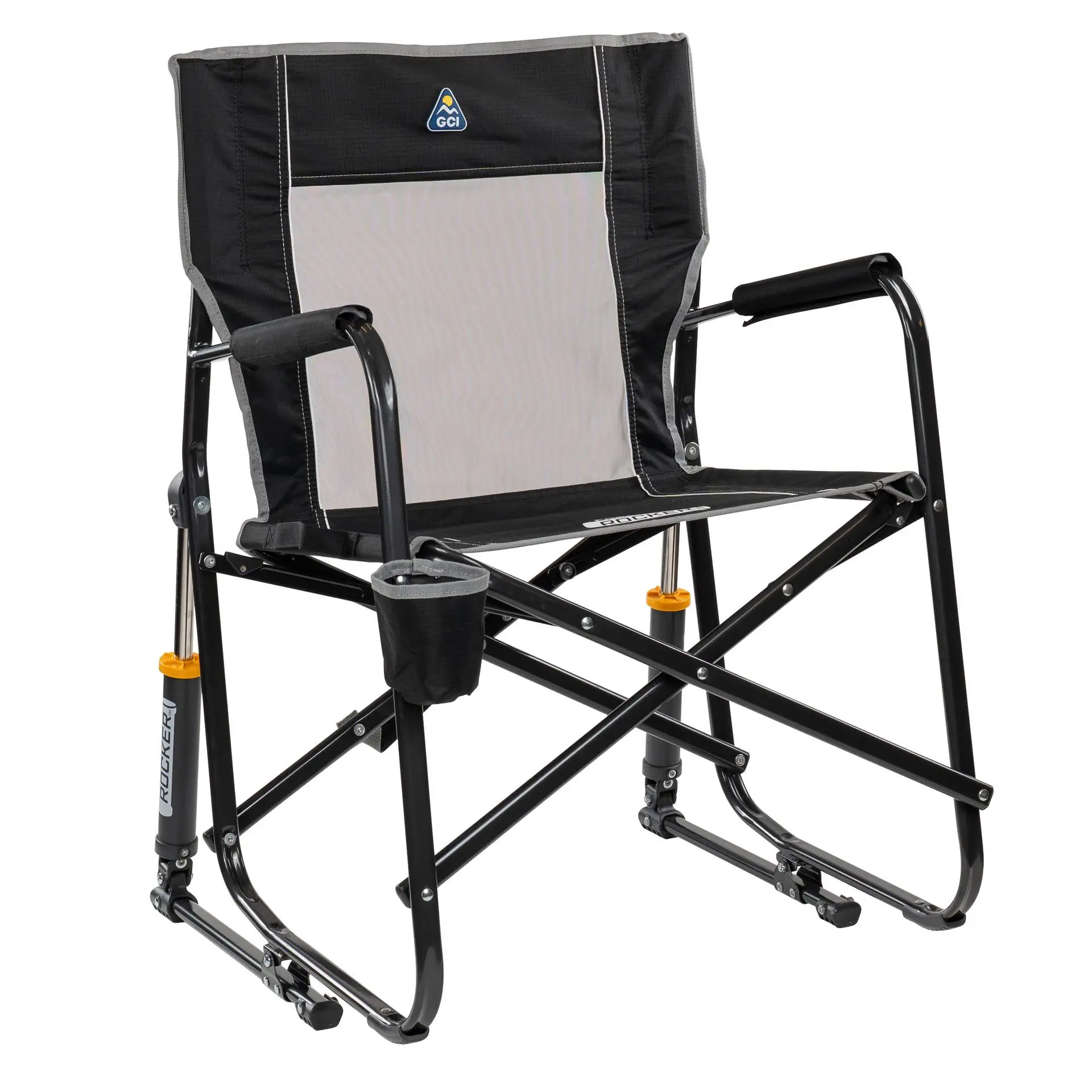 GCI Outdoor Freestyle Rocker Foldable Rocking Camp Chair, Seafoam