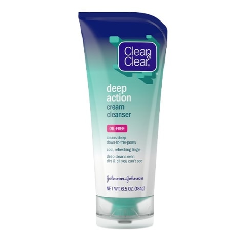 Clean & Clear Oil-Free Deep Action Exfoliating Facial Scrub - 5 fl oz