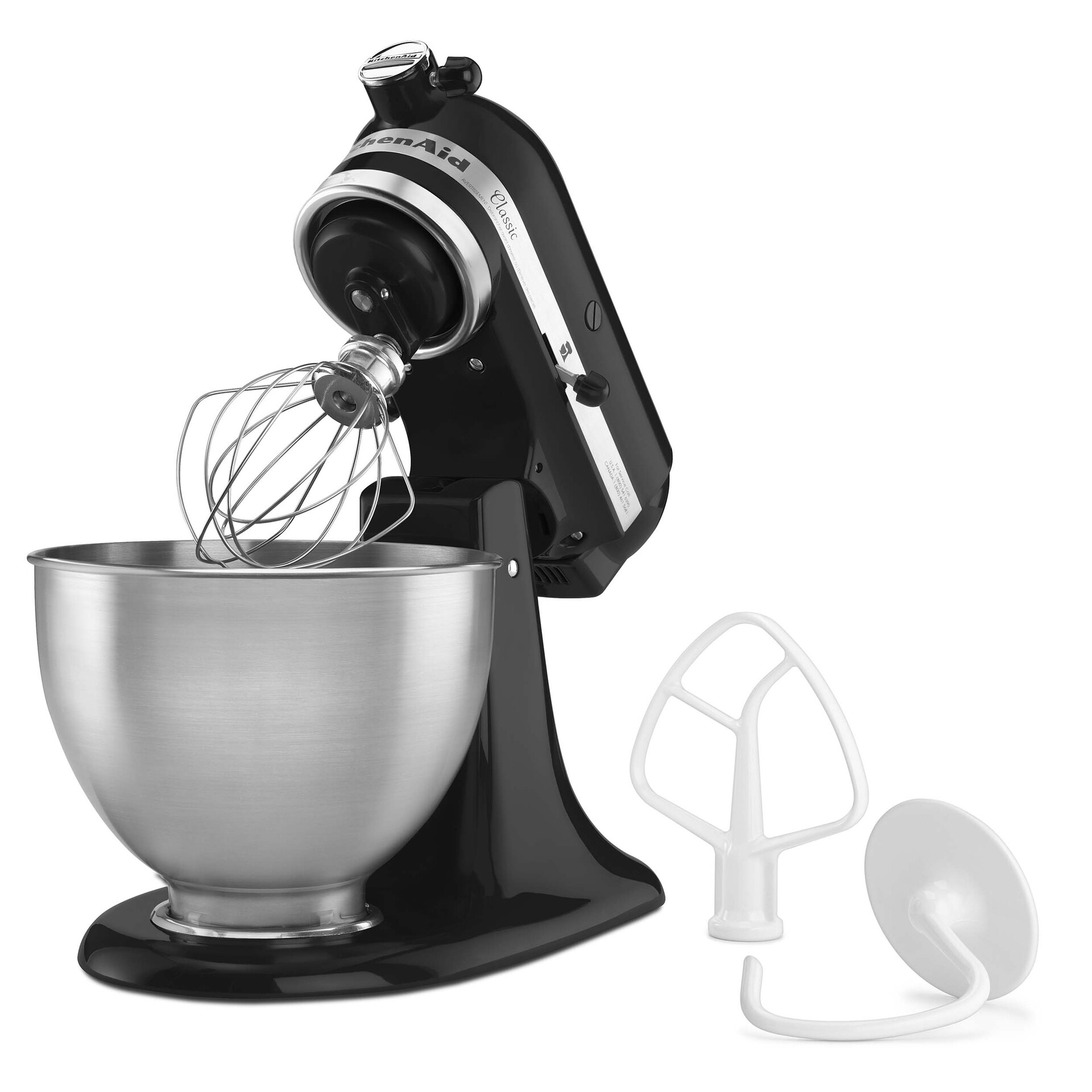 KitchenAid K45SSWH 10 Speed Stand Mixer w/ 4 1/2 qt Stainless Bowl