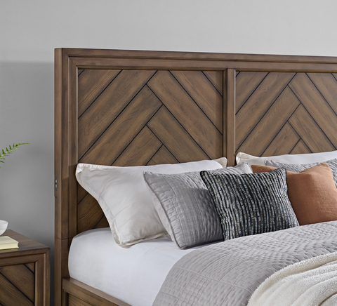 Close up of headboard