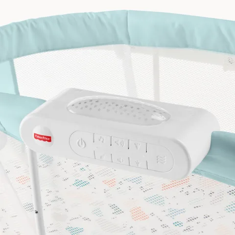 Fisher Price Soothing Motions Bassinet for Infants with Lights Music Vibrations Pacific Pebble Walmart