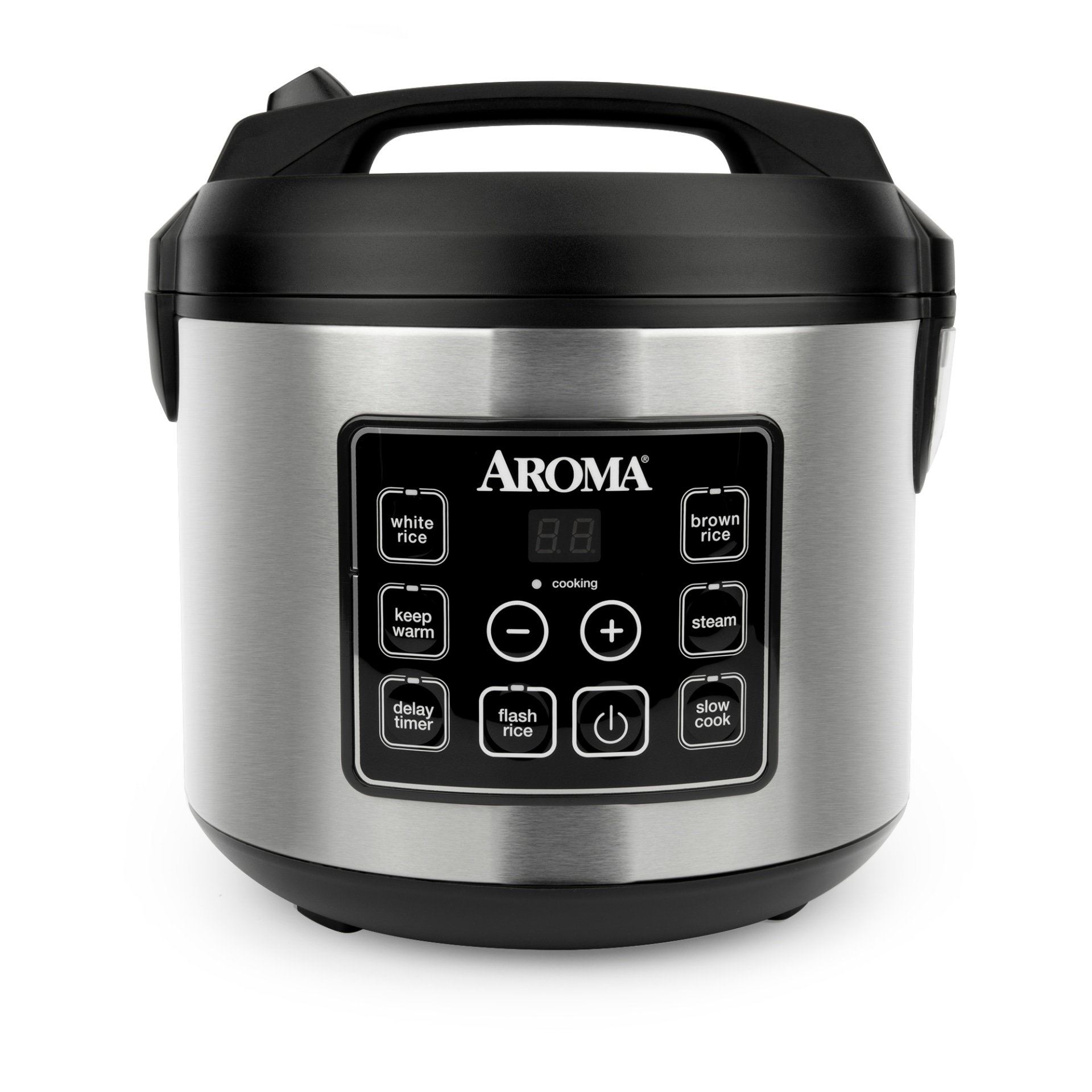 Aroma Housewares Multi Use 20 Cup Smart Carb Rice Cooker w/ Cool
